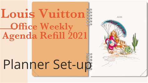agenda louis vuitton 2021